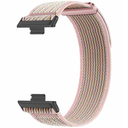 For Huawei Watch Fit 3 Nylon Watch Band Adjustable Loop Fastener Strap
