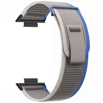 For Huawei Watch Fit 3 Nylon Watch Band Adjustable Loop Fastener Strap