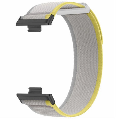 For Huawei Watch Fit 3 Nylon Watch Band Adjustable Loop Fastener Strap