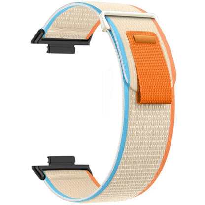 For Huawei Watch Fit 3 Nylon Watch Band Adjustable Loop Fastener Strap