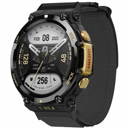 For Huami Amazfit T-Rex 2 Replacement Strap Outdoor Magic Tape Nylon Watch Band