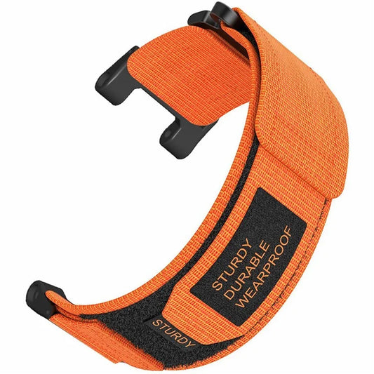 For Huami Amazfit T-Rex / T-Rex Pro Outdoor Sports Watch Strap Magic Tape Adjustable Nylon Band
