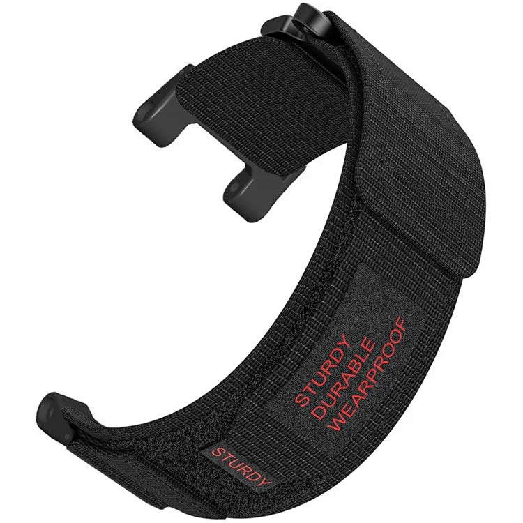 For Huami Amazfit T-Rex / T-Rex Pro Outdoor Sports Watch Strap Magic Tape Adjustable Nylon Band