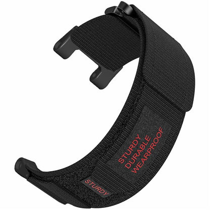 For Huami Amazfit T-Rex / T-Rex Pro Outdoor Sports Watch Strap Magic Tape Adjustable Nylon Band