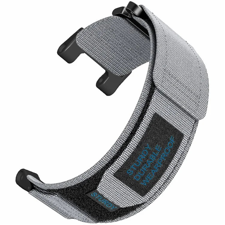 For Huami Amazfit T-Rex / T-Rex Pro Outdoor Sports Watch Strap Magic Tape Adjustable Nylon Band