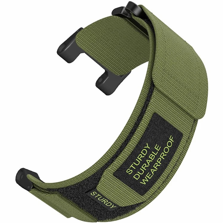 For Huami Amazfit T-Rex / T-Rex Pro Outdoor Sports Watch Strap Magic Tape Adjustable Nylon Band