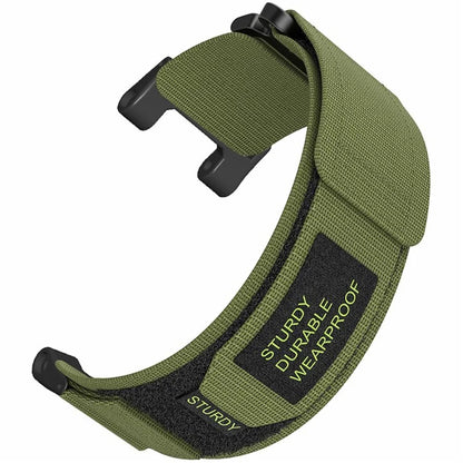 For Huami Amazfit T-Rex / T-Rex Pro Outdoor Sports Watch Strap Magic Tape Adjustable Nylon Band