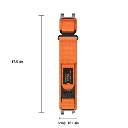 For Huami Amazfit T-Rex / T-Rex Pro Outdoor Sports Watch Strap Magic Tape Adjustable Nylon Band