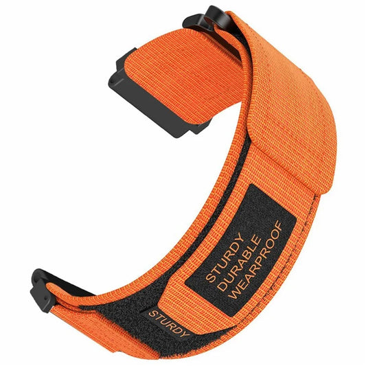 For Huami Amazfit T-Rex Ultra Outdoor Sports Nylon Wrist Band Magic Tape Design Watch Strap