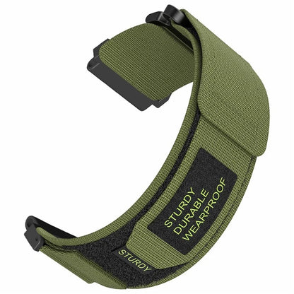 For Huami Amazfit T-Rex Ultra Outdoor Sports Nylon Wrist Band Magic Tape Design Watch Strap