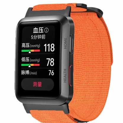 For Huawei Watch D Outdoor Climbing Watch Strap Magic Tape Breathable Nylon Band