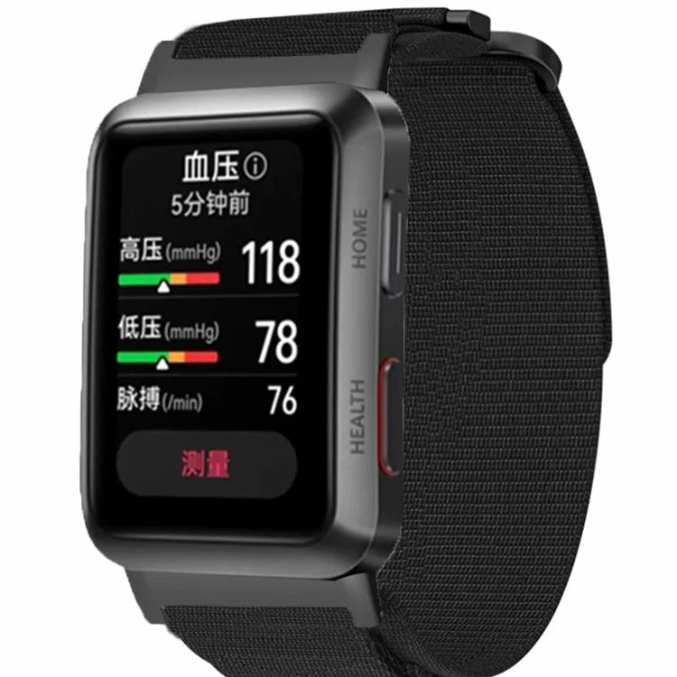 For Huawei Watch D Outdoor Climbing Watch Strap Magic Tape Breathable Nylon Band