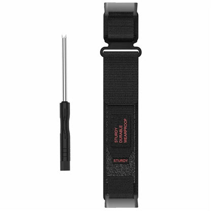 For Huawei Watch D Outdoor Climbing Watch Strap Magic Tape Breathable Nylon Band