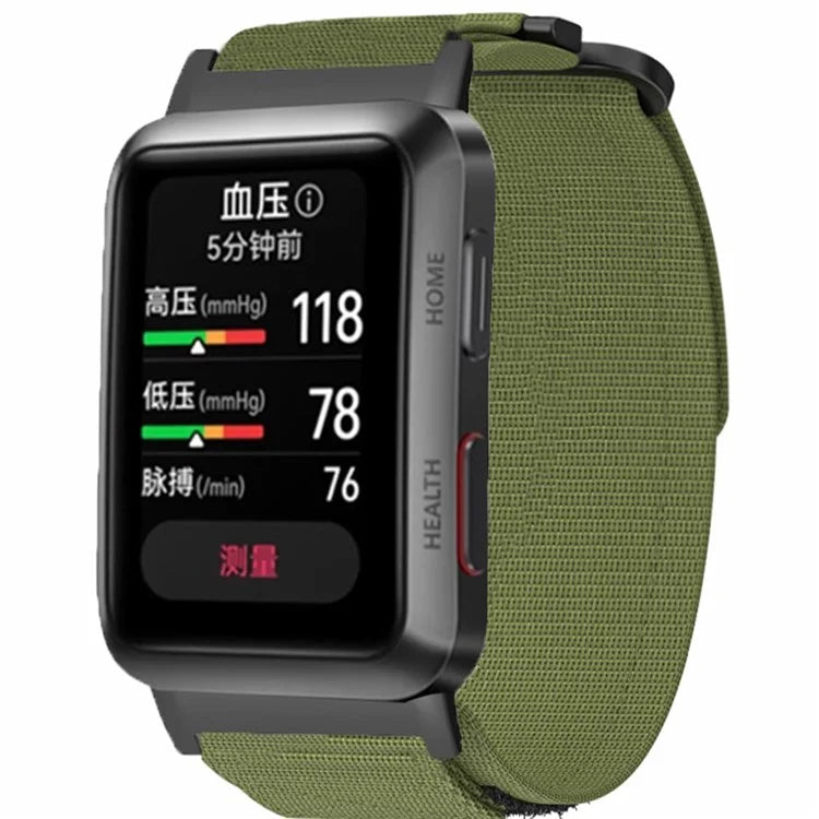 For Huawei Watch D Outdoor Climbing Watch Strap Magic Tape Breathable Nylon Band
