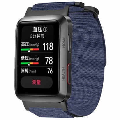For Huawei Watch D Outdoor Climbing Watch Strap Magic Tape Breathable Nylon Band