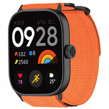 For Xiaomi Smart Band 8 Pro / Redmi Watch 4 Magic Tape Nylon Strap Replacement Watch Band