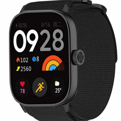 For Xiaomi Smart Band 8 Pro / Redmi Watch 4 Magic Tape Nylon Strap Replacement Watch Band