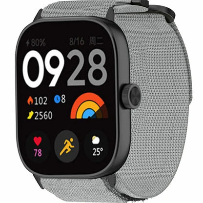 For Xiaomi Smart Band 8 Pro / Redmi Watch 4 Magic Tape Nylon Strap Replacement Watch Band