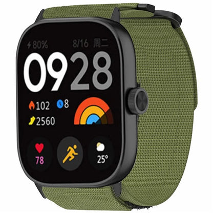 For Xiaomi Smart Band 8 Pro / Redmi Watch 4 Magic Tape Nylon Strap Replacement Watch Band