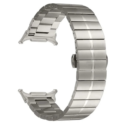 KALEBOL For Samsung Galaxy Watch Ultra 47mm Stylish Stainless Steel Watch Band Wrist Strap