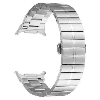 KALEBOL For Samsung Galaxy Watch Ultra 47mm Stylish Stainless Steel Watch Band Wrist Strap