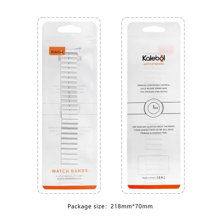 KALEBOL For Samsung Galaxy Watch Ultra 47mm Stylish Stainless Steel Watch Band Wrist Strap