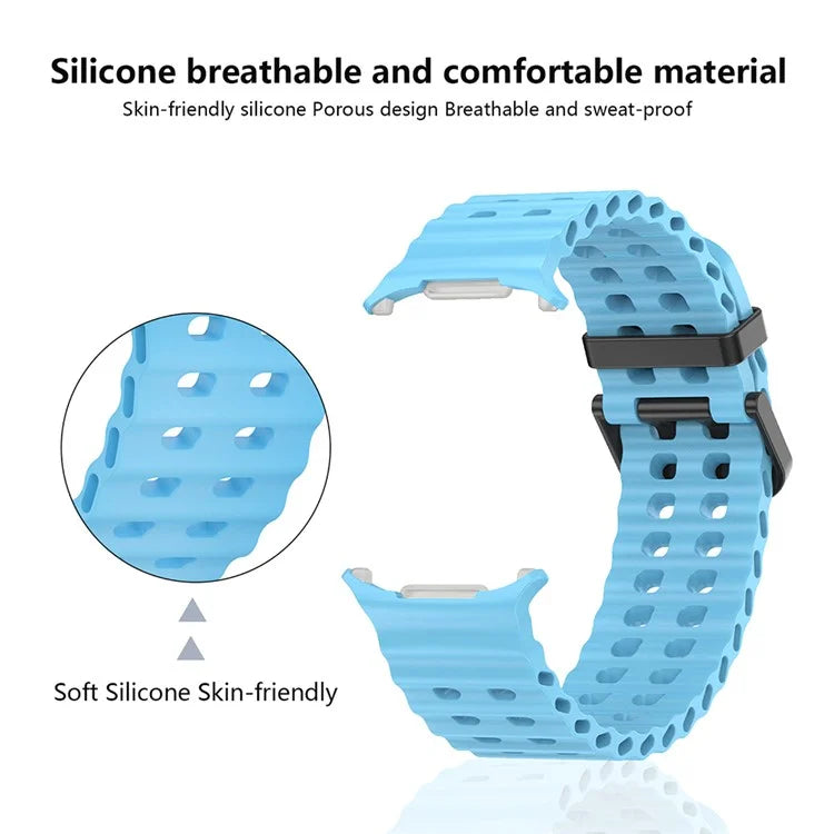 KALEBOL For Samsung Galaxy Watch Ultra 47mm Wrist Band Replacement Silicone Watch Strap