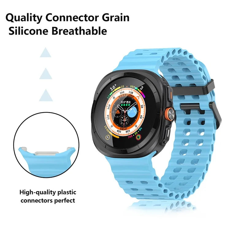 KALEBOL For Samsung Galaxy Watch Ultra 47mm Wrist Band Replacement Silicone Watch Strap