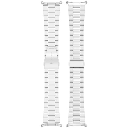 KALEBOL For Samsung Galaxy Watch Ultra 47mm Metal Watch Band Three-Beads Steel Wrist Strap