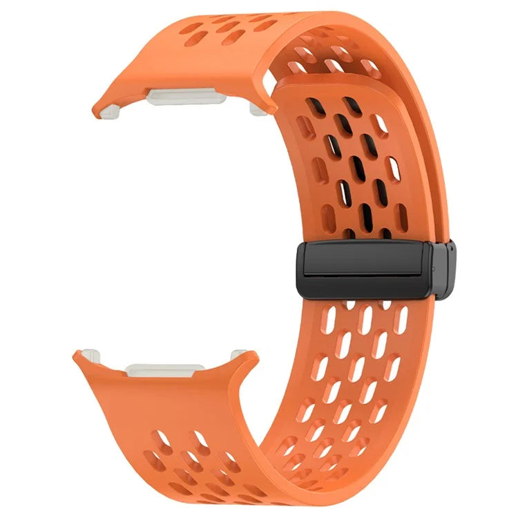 KALEBOL For Samsung Galaxy Watch Ultra 47mm Silicone Band Magnetic Replacement Strap