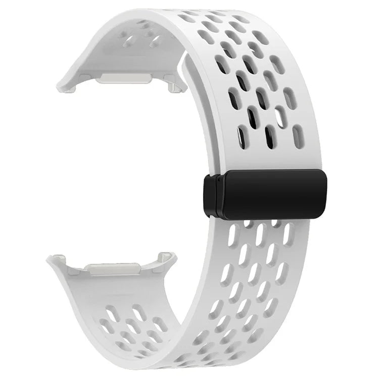 KALEBOL For Samsung Galaxy Watch Ultra 47mm Silicone Band Magnetic Replacement Strap
