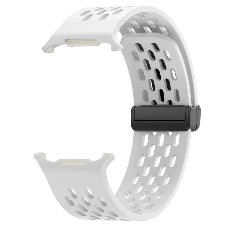 KALEBOL For Samsung Galaxy Watch Ultra 47mm Silicone Band Magnetic Replacement Strap