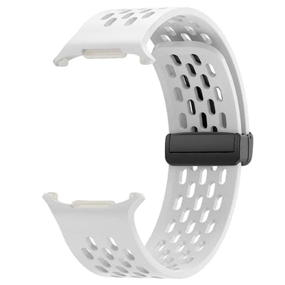 KALEBOL For Samsung Galaxy Watch Ultra 47mm Silicone Band Magnetic Replacement Strap