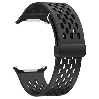 KALEBOL For Samsung Galaxy Watch Ultra 47mm Silicone Band Magnetic Replacement Strap