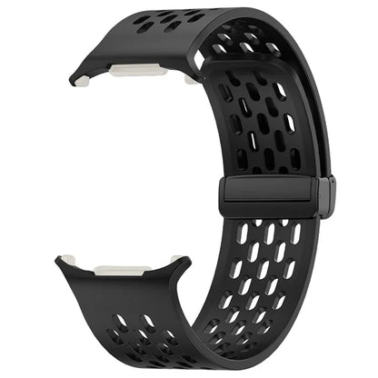 KALEBOL For Samsung Galaxy Watch Ultra 47mm Silicone Band Magnetic Replacement Strap