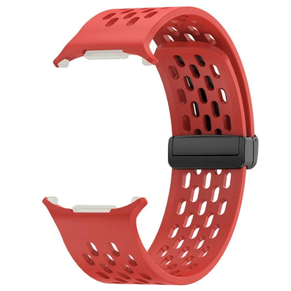 KALEBOL For Samsung Galaxy Watch Ultra 47mm Silicone Band Magnetic Replacement Strap