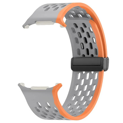 KALEBOL For Samsung Galaxy Watch Ultra 47mm Silicone Band Magnetic Replacement Strap