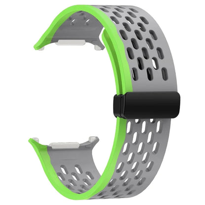 KALEBOL For Samsung Galaxy Watch Ultra 47mm Silicone Band Magnetic Replacement Strap