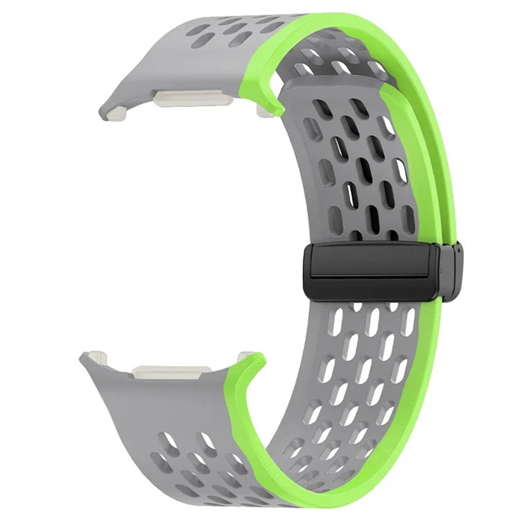 KALEBOL For Samsung Galaxy Watch Ultra 47mm Silicone Band Magnetic Replacement Strap