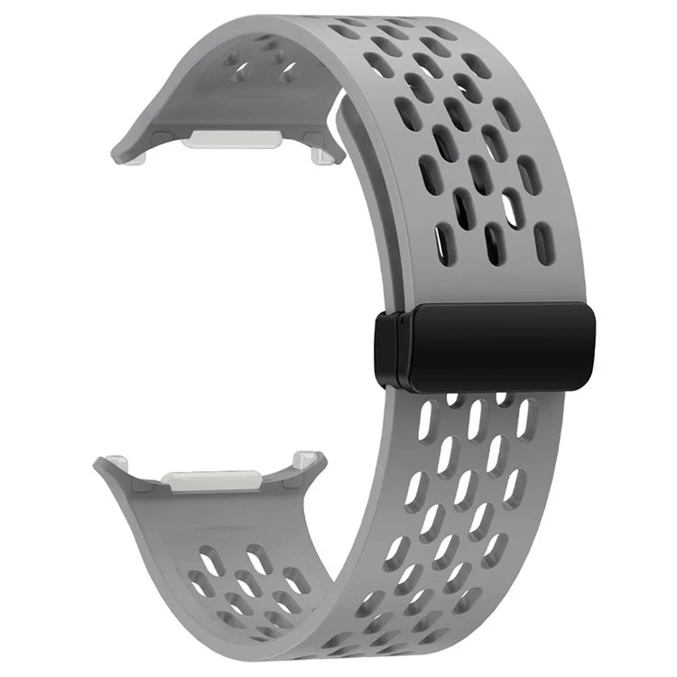 KALEBOL For Samsung Galaxy Watch Ultra 47mm Silicone Band Magnetic Replacement Strap