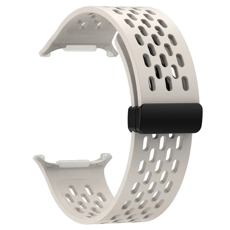 KALEBOL For Samsung Galaxy Watch Ultra 47mm Silicone Band Magnetic Replacement Strap