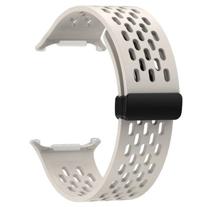 KALEBOL For Samsung Galaxy Watch Ultra 47mm Silicone Band Magnetic Replacement Strap