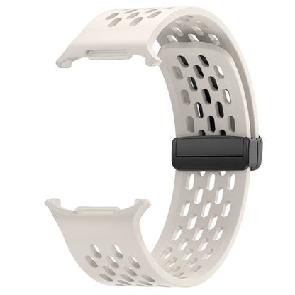 KALEBOL For Samsung Galaxy Watch Ultra 47mm Silicone Band Magnetic Replacement Strap