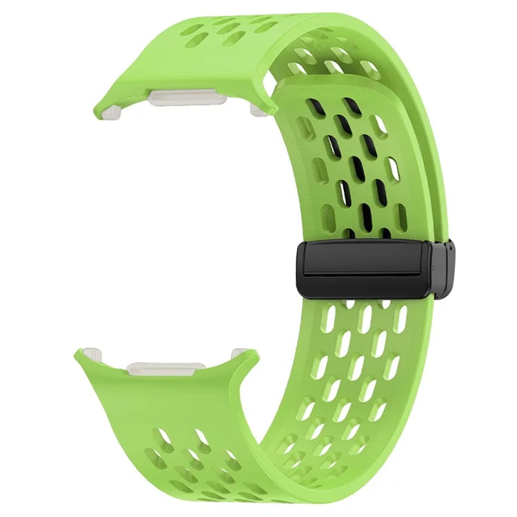 KALEBOL For Samsung Galaxy Watch Ultra 47mm Silicone Band Magnetic Replacement Strap