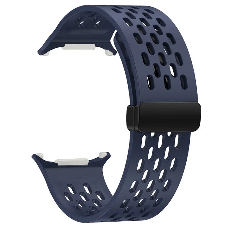 KALEBOL For Samsung Galaxy Watch Ultra 47mm Silicone Band Magnetic Replacement Strap