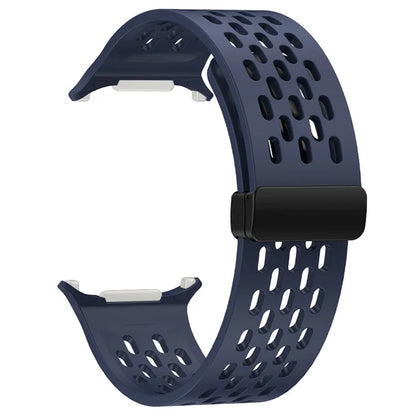 KALEBOL For Samsung Galaxy Watch Ultra 47mm Silicone Band Magnetic Replacement Strap