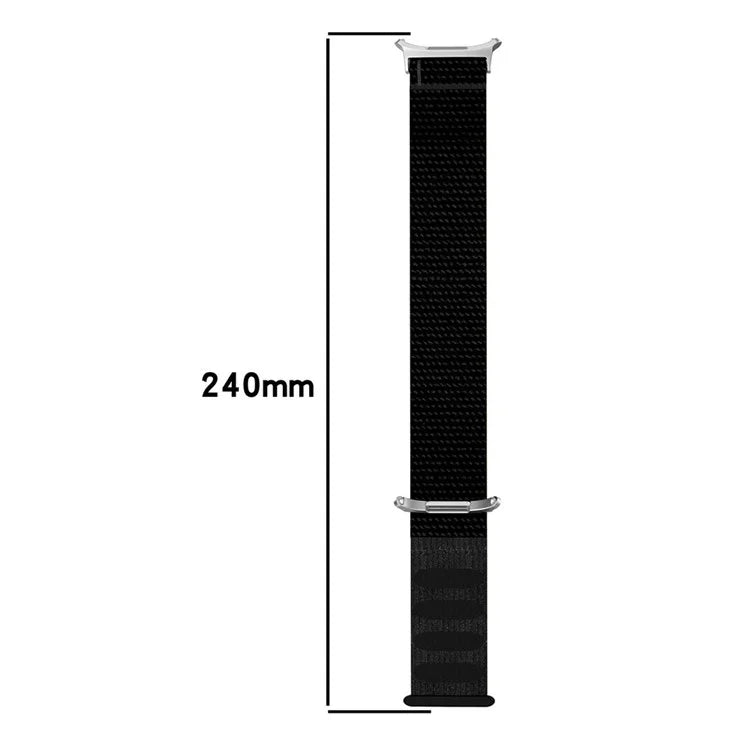 KALEBOL For Samsung Galaxy Watch Ultra 47mm Watch Strap Magic Tape Braided Nylon Wrist Band