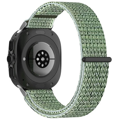 KALEBOL For Samsung Galaxy Watch Ultra 47mm Watch Strap Magic Tape Braided Nylon Wrist Band