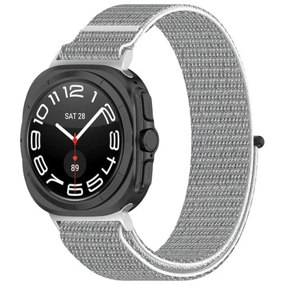KALEBOL For Samsung Galaxy Watch Ultra 47mm Watch Strap Magic Tape Braided Nylon Wrist Band