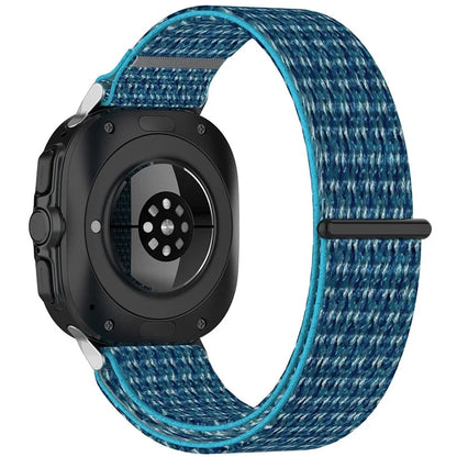 KALEBOL For Samsung Galaxy Watch Ultra 47mm Watch Strap Magic Tape Braided Nylon Wrist Band